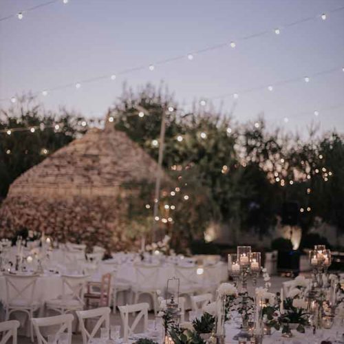 foto matrimonio allestimento romantico